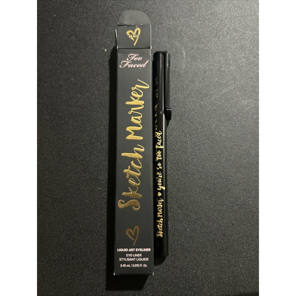 Too Faced Sketch Marker Liquid Eyeliner CHARCOAL BLACK